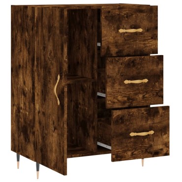 vidaXL Ντουλάπι Καπνιστή Δρυς 69,5x34x90cm Επεξεργασμένο Ξύλο 1 τεμ.