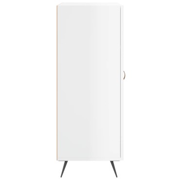 vidaXL Ντουλάπι Γυαλιστερό Λευκό 69,5x34x90cm Επεξεργασμένο Ξύλο 1 τεμ.