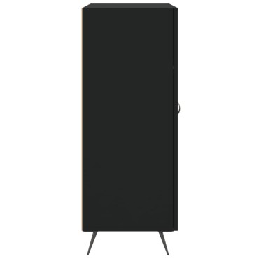vidaXL Συρταριέρα Μαύρη 69,5x34x90cm από Επεξεργασμένο Ξύλο 1 τεμ.