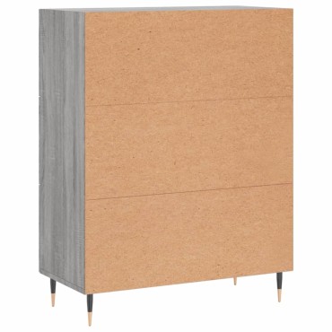 vidaXL Ντουλάπι Γκρι Sonoma 69,5x34x90cm από Επεξεργασμένο Ξύλο 1 τεμ.