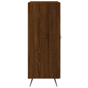 vidaXL Ντουλάπι Καφέ Δρυς 69,5x34x90cm Επεξεργασμένο Ξύλο 1 τεμ.