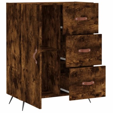 vidaXL Ντουλάπι Καπνιστή Δρυς 69,5x34x90cm Επεξεργασμένο Ξύλο 1 τεμ.