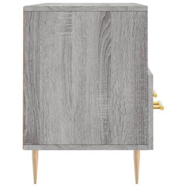 vidaXL Έπιπλο Τηλεόρασης Γκρι Sonoma 102x36x50cm Επεξεργ. Ξύλο