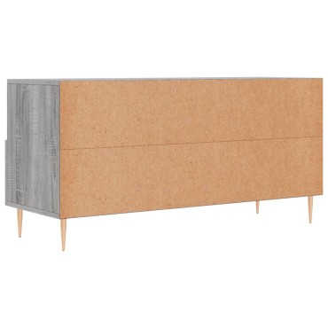 vidaXL Έπιπλο Τηλεόρασης Γκρι Sonoma 102x36x50cm Επεξεργ. Ξύλο