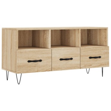 vidaXL Έπιπλο Τηλεόρασης Sonoma Δρυς 102x36x50cm Επεξεργ. Ξύλο