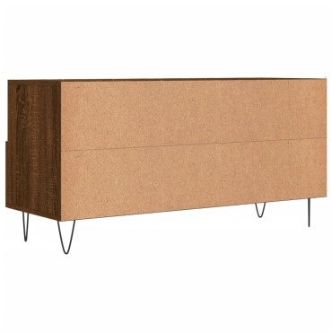 vidaXL Έπιπλο Τηλεόρασης Καφέ Δρυς 102x36x50cm από Επεξεργ. Ξύλο