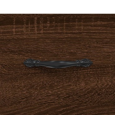 vidaXL Έπιπλο Τηλεόρασης Καφέ Δρυς 102x36x50cm από Επεξεργ. Ξύλο