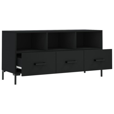 vidaXL Έπιπλο Τηλεόρασης Μαύρο 102x36x50cm από Επεξεργ. Ξύλο