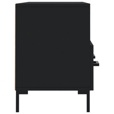 vidaXL Έπιπλο Τηλεόρασης Μαύρο 102x36x50cm από Επεξεργ. Ξύλο