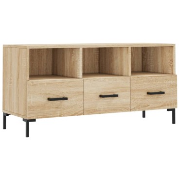 vidaXL Έπιπλο Τηλεόρασης Sonoma Δρυς 102x36x50cm Επεξεργ. Ξύλο