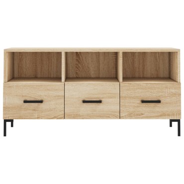 vidaXL Έπιπλο Τηλεόρασης Sonoma Δρυς 102x36x50cm Επεξεργ. Ξύλο
