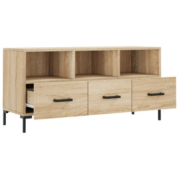 vidaXL Έπιπλο Τηλεόρασης Sonoma Δρυς 102x36x50cm Επεξεργ. Ξύλο