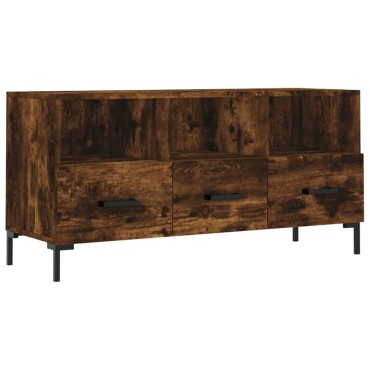 vidaXL Έπιπλο Τηλεόρασης Καπνιστή Δρυς 102x36x50cm Επεξεργ. Ξύλο