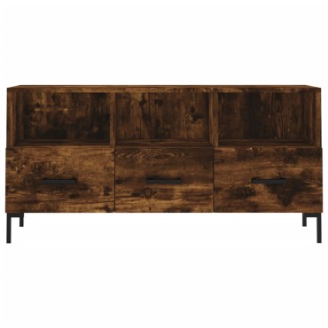 vidaXL Έπιπλο Τηλεόρασης Καπνιστή Δρυς 102x36x50cm Επεξεργ. Ξύλο