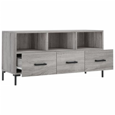 vidaXL Έπιπλο Τηλεόρασης Γκρι Sonoma 102x36x50cm Επεξεργ. Ξύλο