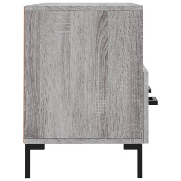 vidaXL Έπιπλο Τηλεόρασης Γκρι Sonoma 102x36x50cm Επεξεργ. Ξύλο