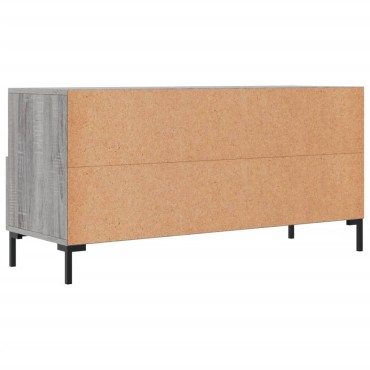 vidaXL Έπιπλο Τηλεόρασης Γκρι Sonoma 102x36x50cm Επεξεργ. Ξύλο