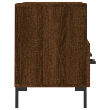 vidaXL Έπιπλο Τηλεόρασης Καφέ Δρυς 102x36x50cm από Επεξεργ. Ξύλο