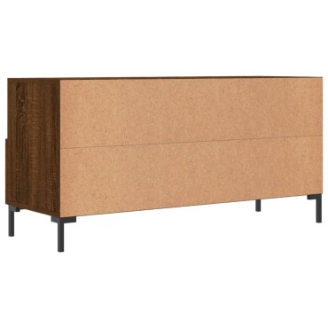 vidaXL Έπιπλο Τηλεόρασης Καφέ Δρυς 102x36x50cm από Επεξεργ. Ξύλο