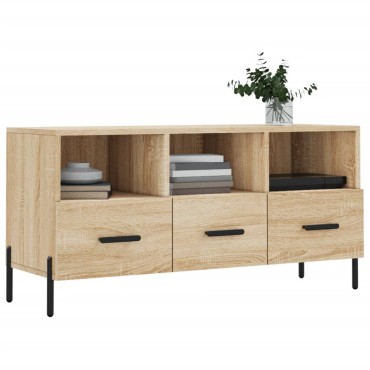 vidaXL Έπιπλο Τηλεόρασης Sonoma Δρυς 102x36x50cm Επεξεργ. Ξύλο