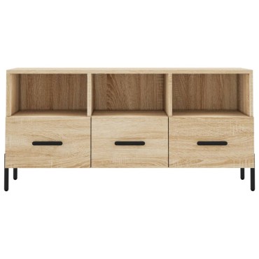 vidaXL Έπιπλο Τηλεόρασης Sonoma Δρυς 102x36x50cm Επεξεργ. Ξύλο