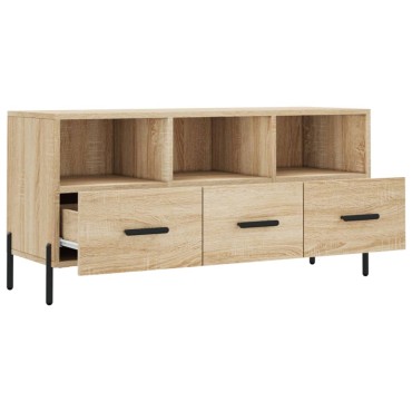 vidaXL Έπιπλο Τηλεόρασης Sonoma Δρυς 102x36x50cm Επεξεργ. Ξύλο