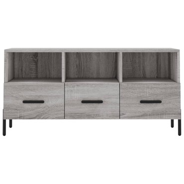 vidaXL Έπιπλο Τηλεόρασης Γκρι Sonoma 102x36x50cm Επεξεργ. Ξύλο