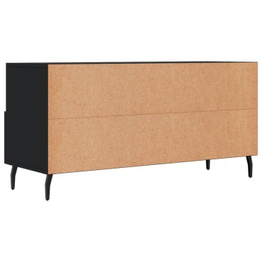 vidaXL Έπιπλο Τηλεόρασης Μαύρο 102x36x50cm από Επεξεργ. Ξύλο