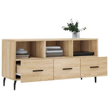 vidaXL Έπιπλο Τηλεόρασης Sonoma Δρυς 102x36x50cm Επεξεργ. Ξύλο