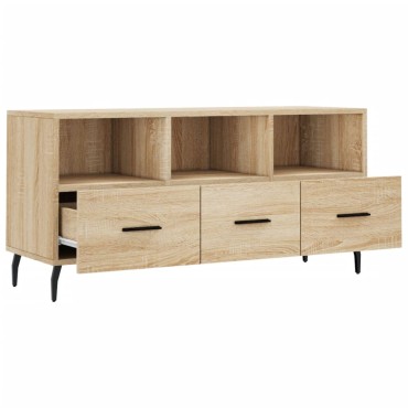 vidaXL Έπιπλο Τηλεόρασης Sonoma Δρυς 102x36x50cm Επεξεργ. Ξύλο