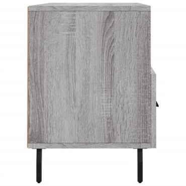 vidaXL Έπιπλο Τηλεόρασης Γκρι Sonoma 102x36x50cm Επεξεργ. Ξύλο
