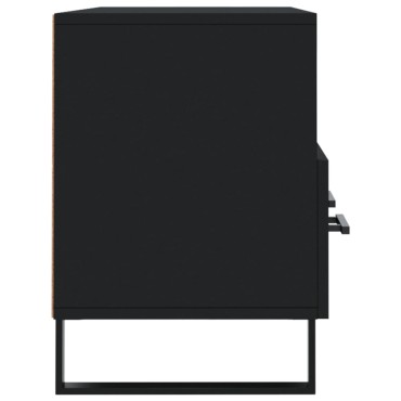 vidaXL Έπιπλο Τηλεόρασης Μαύρο 102x36x50cm από Επεξεργ. Ξύλο