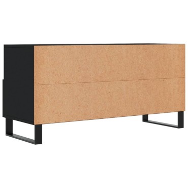 vidaXL Έπιπλο Τηλεόρασης Μαύρο 102x36x50cm από Επεξεργ. Ξύλο