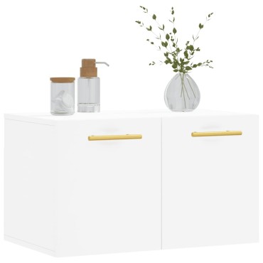 vidaXL Ντουλάπι Τοίχου Λευκό 60x36,5x35cm από Επεξεργασμένο Ξύλο 1 τεμ.