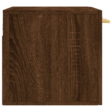 vidaXL Ντουλάπι Τοίχου Καφέ Δρυς 60x36,5x35cm Επεξεργασμένο Ξύλο 1 τεμ.