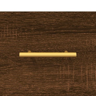 vidaXL Ντουλάπι Τοίχου Καφέ Δρυς 60x36,5x35cm Επεξεργασμένο Ξύλο 1 τεμ.