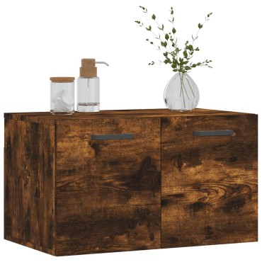 vidaXL Ντουλάπι Τοίχου Καπνιστή Δρυς 60x36,5x35cm Επεξεργασμένο Ξύλο 1 τεμ.