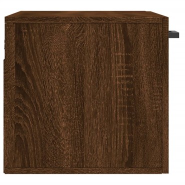 vidaXL Ντουλάπι Τοίχου Καφέ Δρυς 60x36,5x35cm Επεξεργασμένο Ξύλο 1 τεμ.