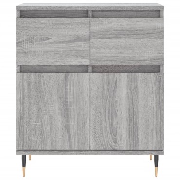 vidaXL Ντουλάπι Γκρι Sonoma 60x35x70cm από Επεξεργασμένο Ξύλο 1 τεμ.