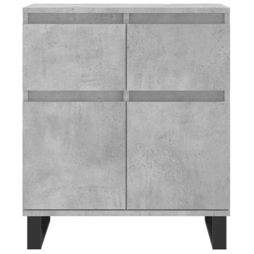 vidaXL Ντουλάπι Γκρι Σκυροδέματος 60x35x70cm Επεξεργασμένο Ξύλο 1 τεμ.