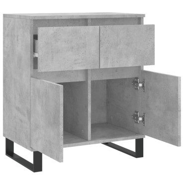 vidaXL Ντουλάπι Γκρι Σκυροδέματος 60x35x70cm Επεξεργασμένο Ξύλο 1 τεμ.