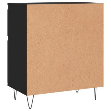 vidaXL Ντουλάπι Μαύρο 60x35x70cm από Επεξεργασμένο Ξύλο 1 τεμ.