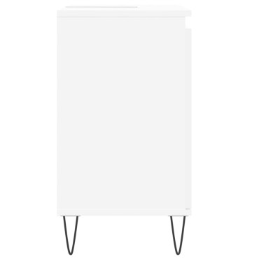 vidaXL Ντουλάπι Μπάνιου Λευκό 58x33x60cm από Επεξεργασμένο Ξύλο