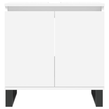 vidaXL Ντουλάπι Μπάνιου Λευκό 58x33x60cm από Επεξεργασμένο Ξύλο