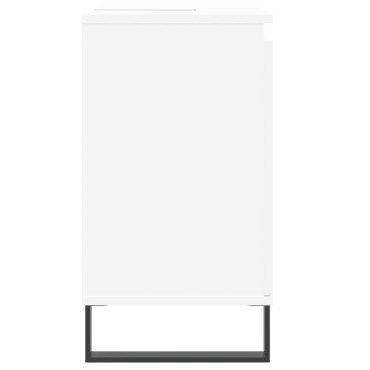 vidaXL Ντουλάπι Μπάνιου Λευκό 58x33x60cm από Επεξεργασμένο Ξύλο