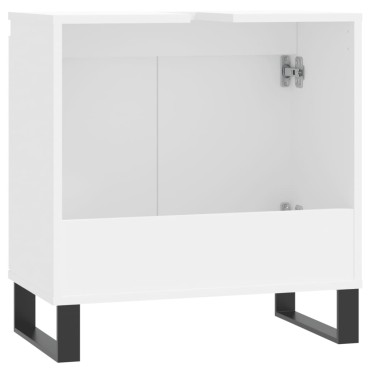 vidaXL Ντουλάπι Μπάνιου Λευκό 58x33x60cm από Επεξεργασμένο Ξύλο
