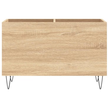 vidaXL Δισκοθήκη Sonoma Δρυς 74,5x38x48cm από Επεξεργασμένο Ξύλο