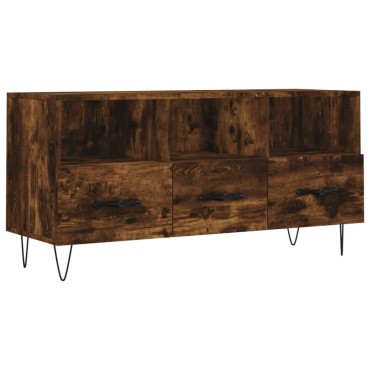 vidaXL Έπιπλο Τηλεόρασης Καπνιστή Δρυς 102x36x50cm Επεξεργ. Ξύλο