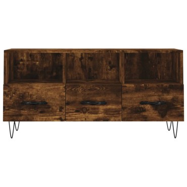 vidaXL Έπιπλο Τηλεόρασης Καπνιστή Δρυς 102x36x50cm Επεξεργ. Ξύλο