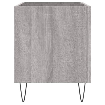vidaXL Δισκοθήκη Γκρι Sonoma 74,5x38x48cm από Επεξεργασμένο Ξύλο